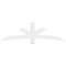 Ekena Millwork Davenport Architectural Grade PVC Gable Bracket, 72"W x 21"H x 2"D x 4"F, 7/12 Pitch GBP072X21X0204DAV00 - alternate 2